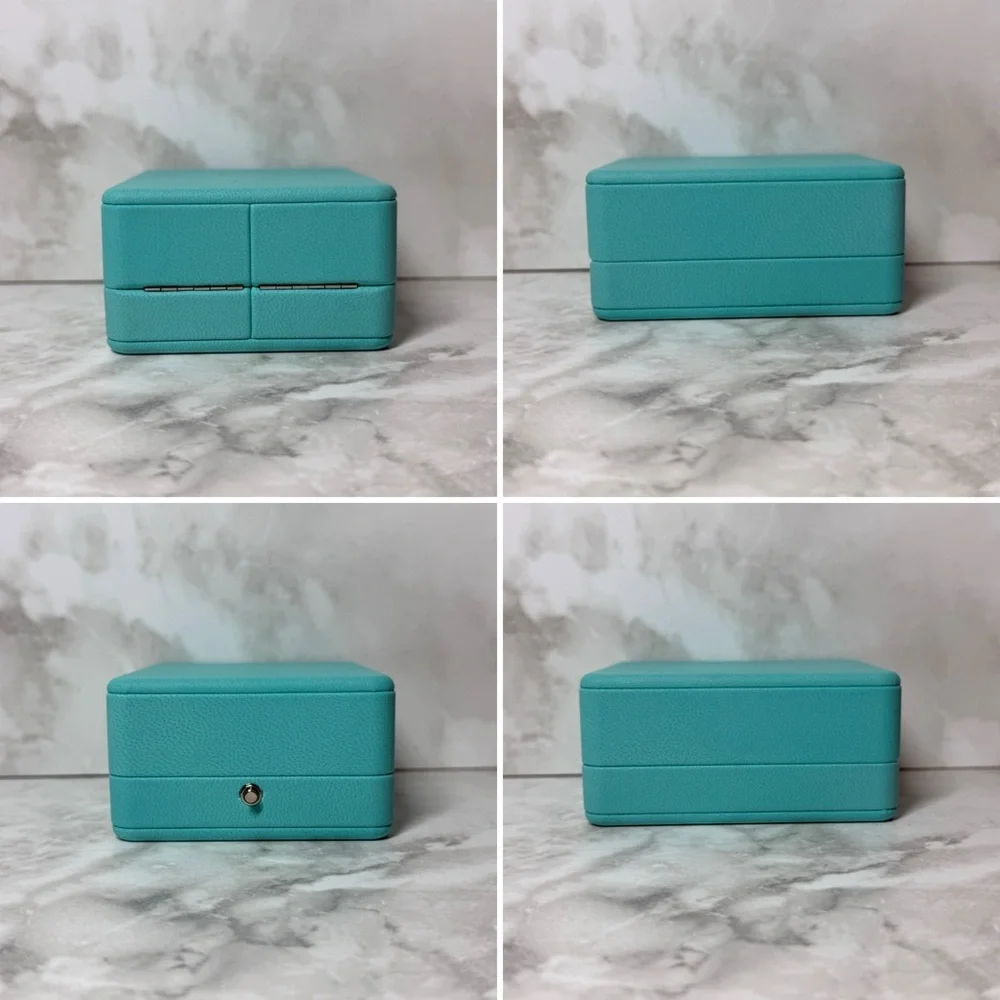 Tiffany & Co. | Earring Jewelry Box w/ Storage Box | Minty Cyan Hue